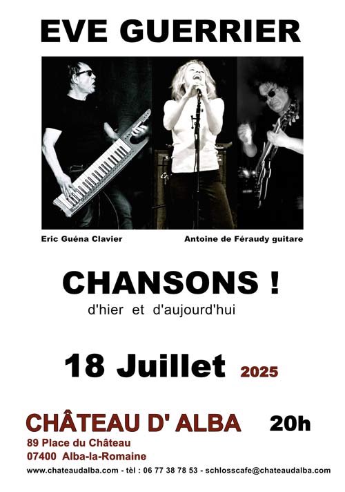 Eve Guerrier, chansons